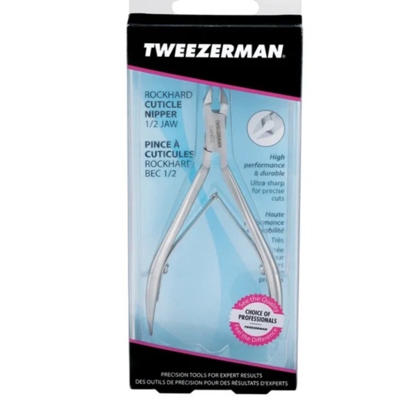 Tweezerman Rockhard Cuticle Nipper 1/2 Jaw Brand New In Box BNIB - Picture 1 of 7